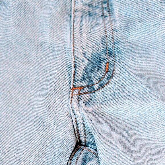 VTG 80s/90s Guess Jeans Womens Sz 27 Light Wash Straight Leg Low Rise Retro - Picture 4 of 10